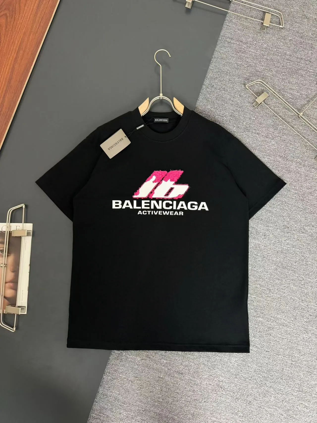 Balenciaga* *320g t Breathable logo New Arrival t ， ， Versatile ：Black White Sizes：S M L XL XXL